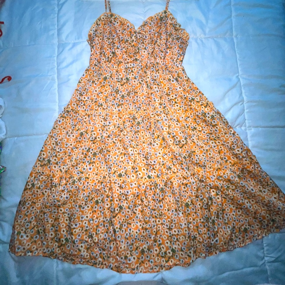 Dreamy Orange Dress